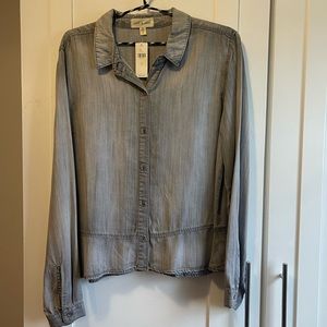 NWT Cloth & Stone Button Down Shirt